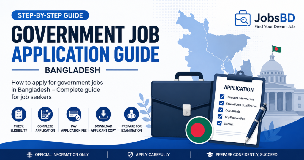 how to apply for government jobs in Bangladesh