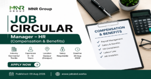 Manager – HR (Compensation & Benefits)